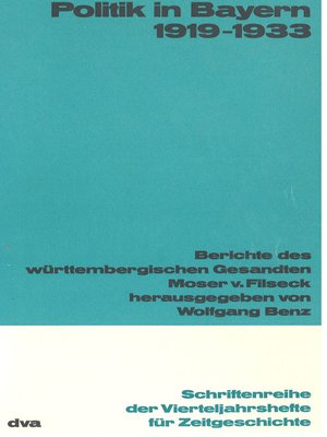 cover image of Politik in Bayern 1919-1933
